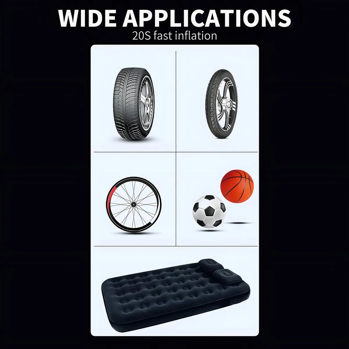 Compresor de aire portátil 12v