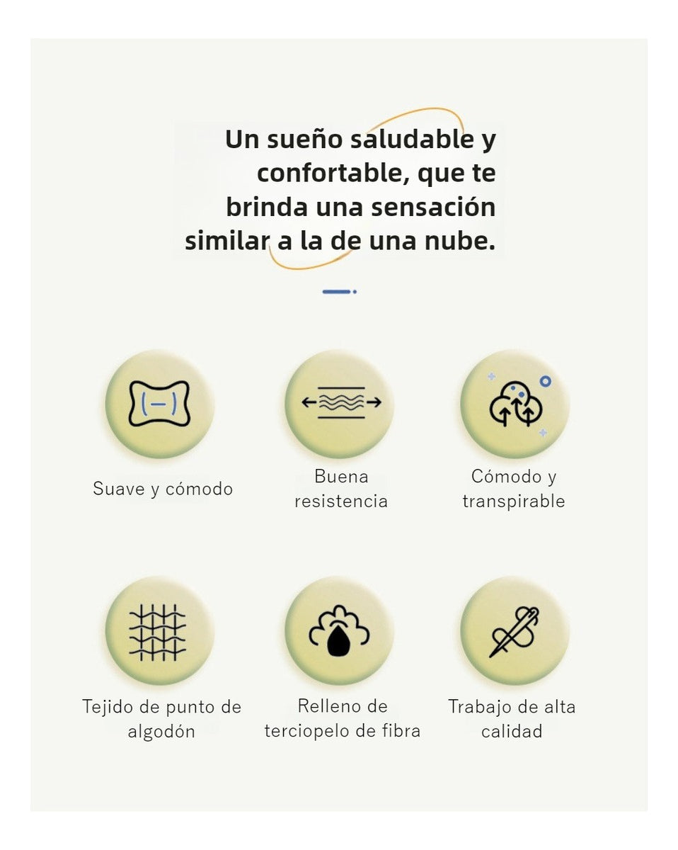 Almohada Viscoelástica Con Memoria 3d