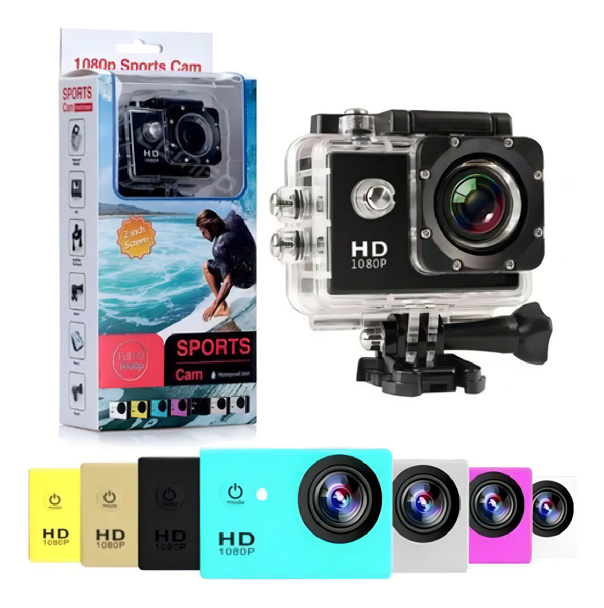 Cámara Go Pro Full Hd 1080p