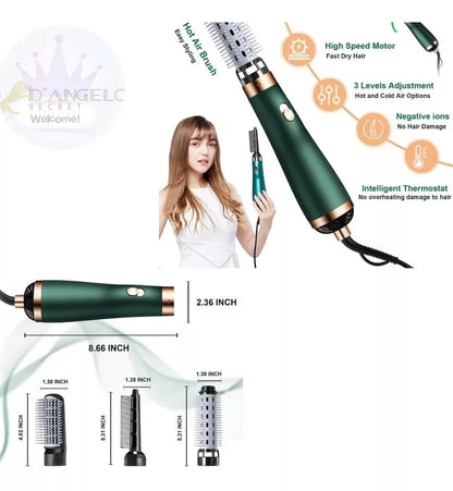 Cepillo eléctrico para el cabello 3en1