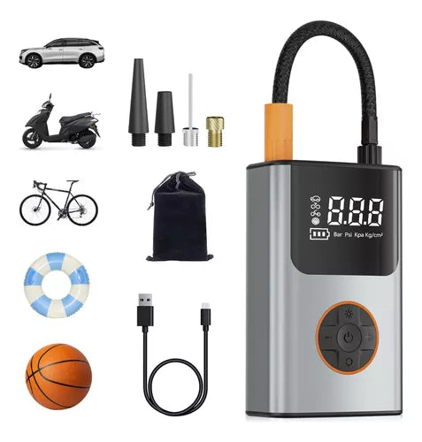 Compresor para neumáticos portátil