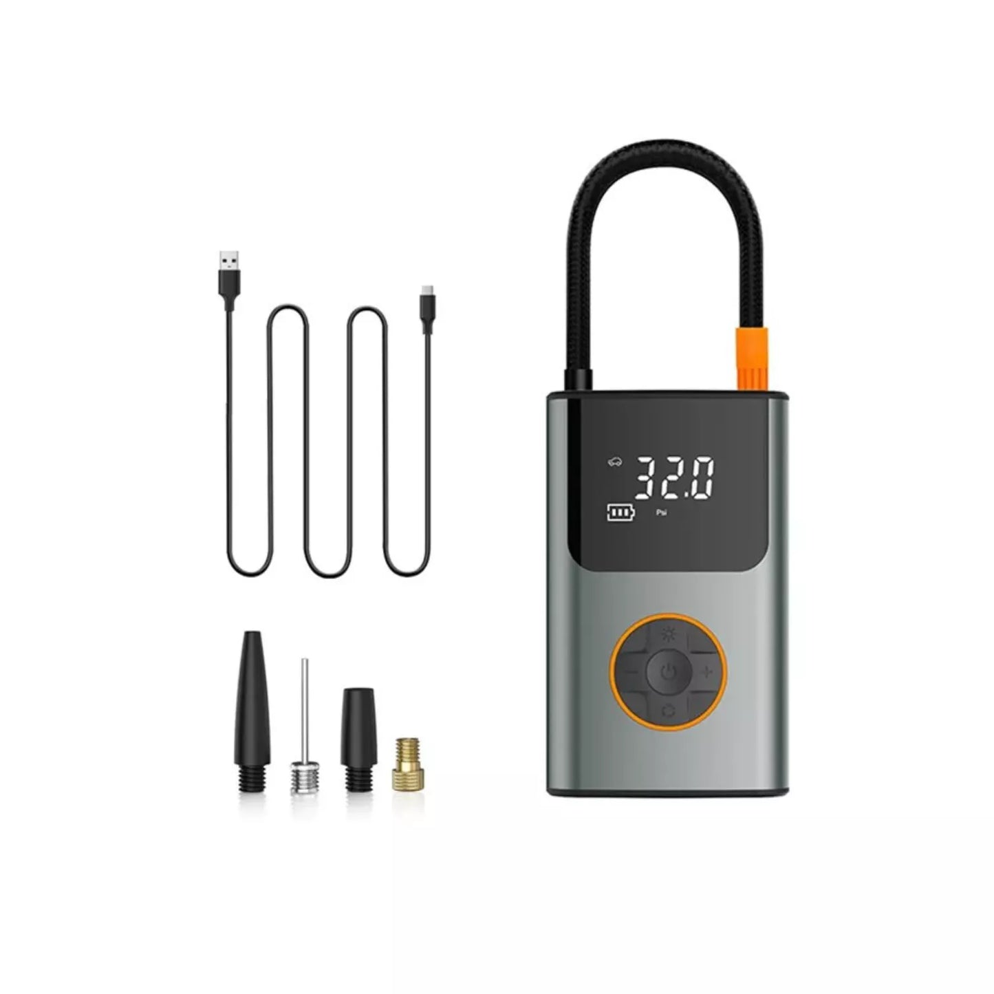 Compresor para neumáticos portátil