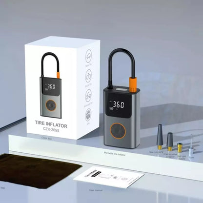 Compresor para neumáticos portátil