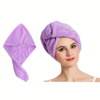 Gorra de ducha plush secado rápido