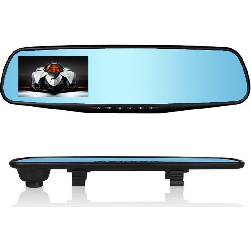 Retrovisor con Cámara Delantera y Trasera