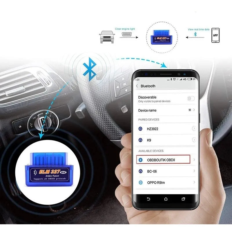 Scanner automotriz Bluetooth OBD 2