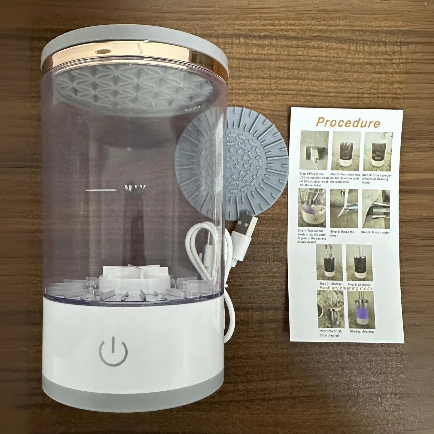 Limpiador Sónico de Brochas Maquillaje