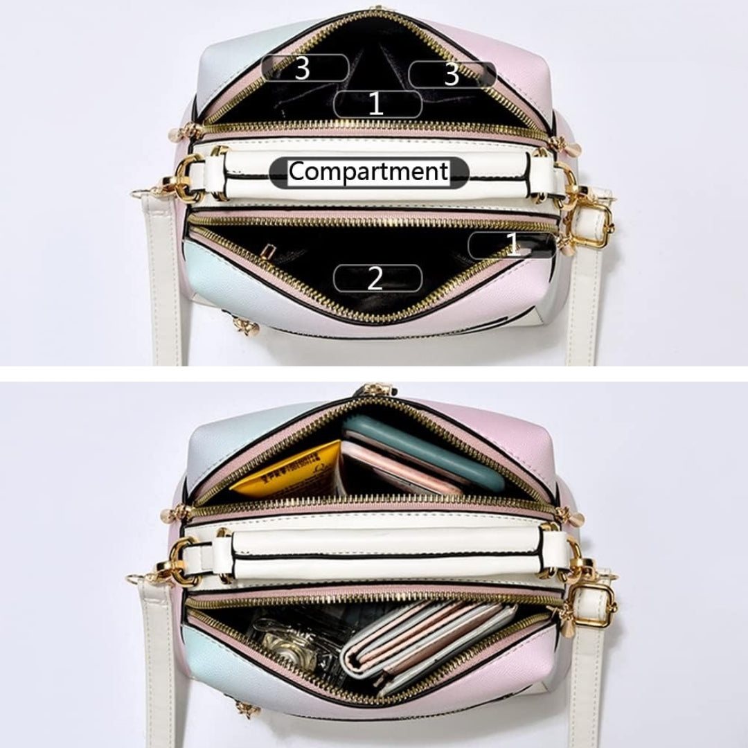 CARTERA MULTICOLOR MODERNA