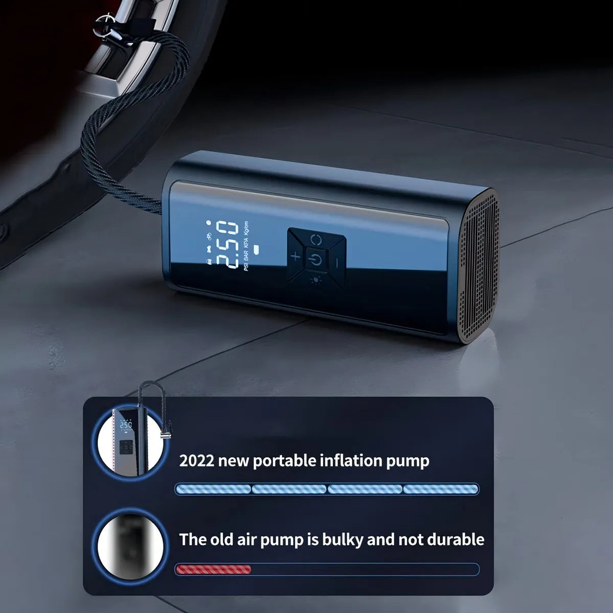 Compresor de aire portátil 12v