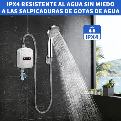 Calentador de Agua Instantáneo con Ajuste de Ducha