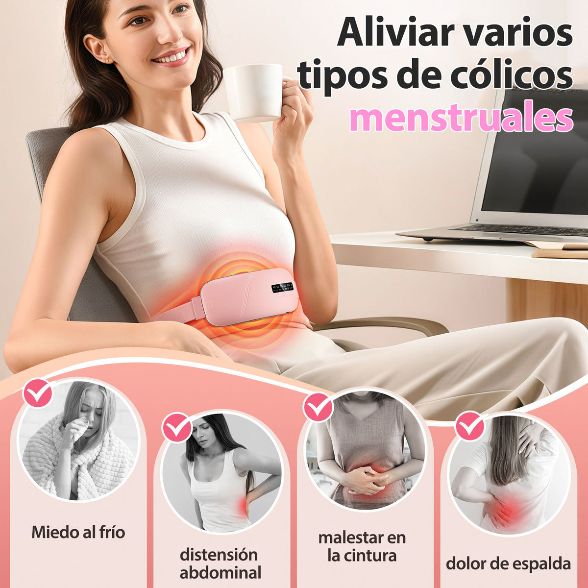 Cinturón Eléctrico Para Cólicos