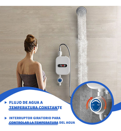 Calentador de Agua Instantáneo con Ajuste de Ducha