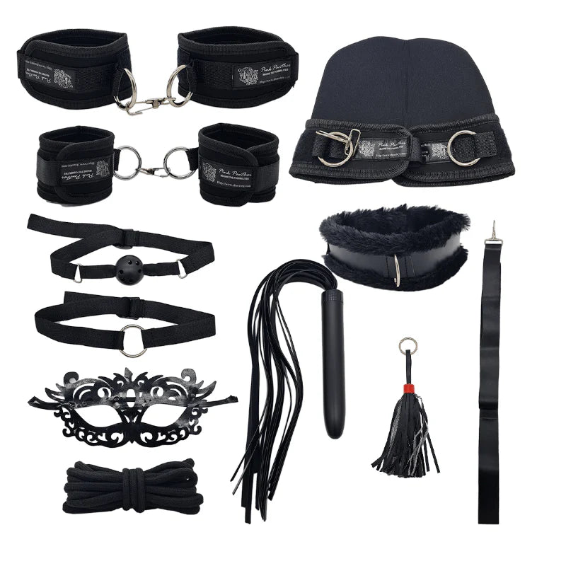 Kit Sexual de bondage suave 10pzs